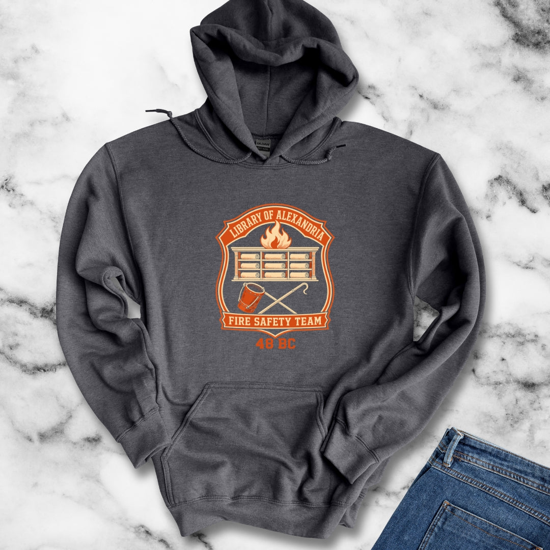 Library Alexandria Fire Safety Hoodie