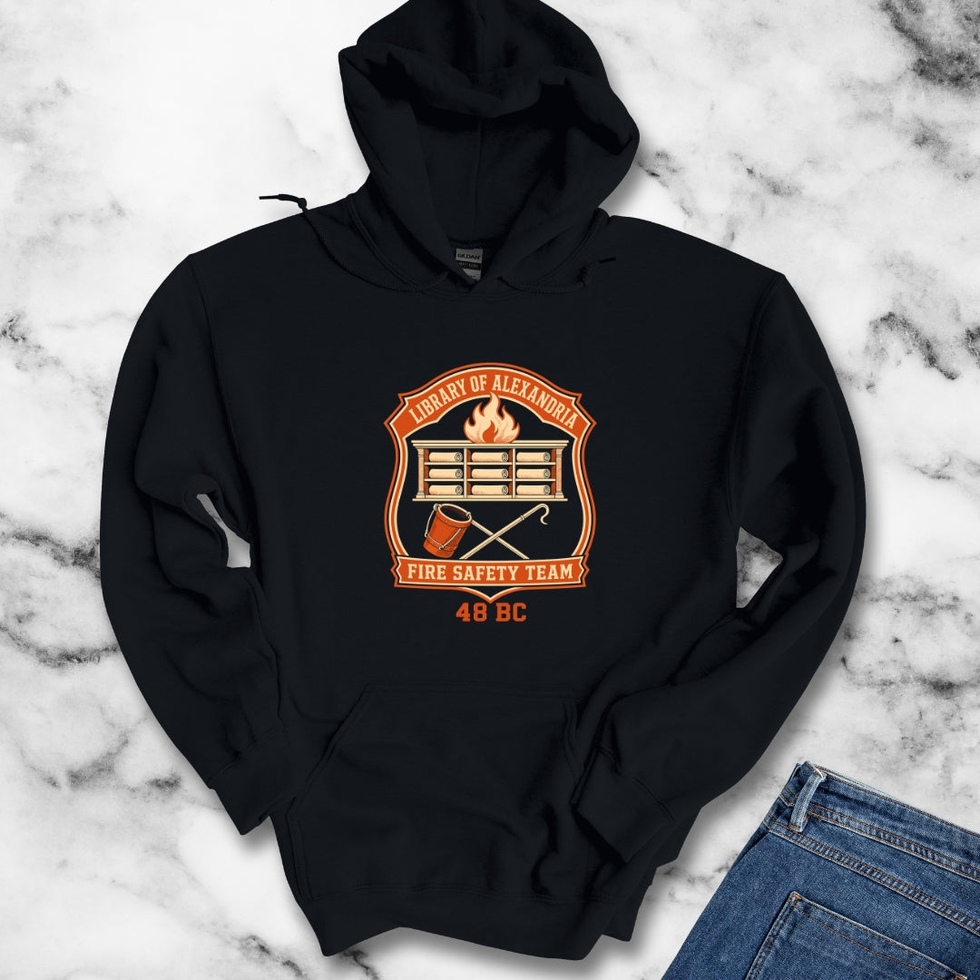 Library Alexandria Fire Safety Hoodie