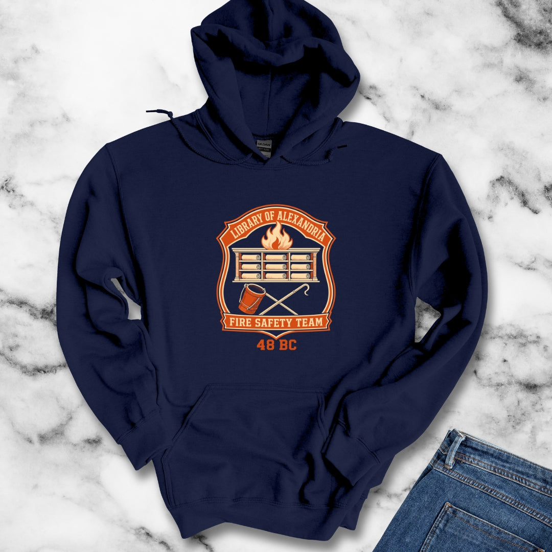 Library Alexandria Fire Safety Hoodie