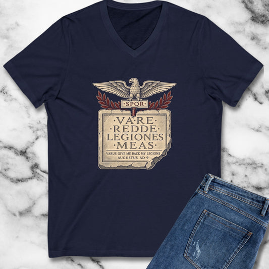 Varus Give Back Legions Quote Latin V-Neck