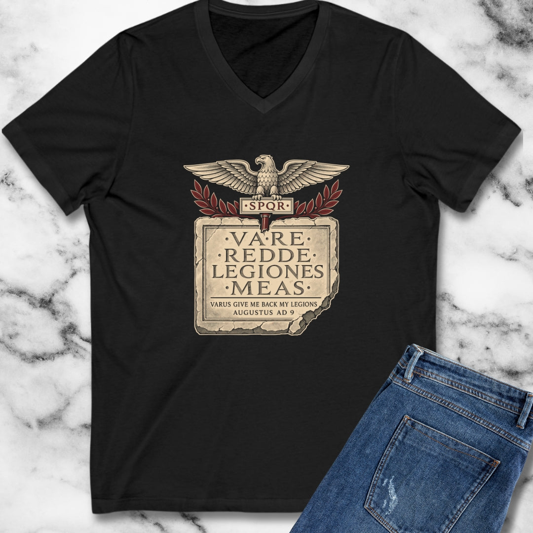 Varus Give Back Legions Quote Latin V-Neck