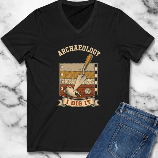 I Dig Archaeology V-Neck
