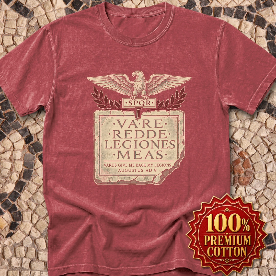 Varus Give Back Legions Quote Latin Premium Tee