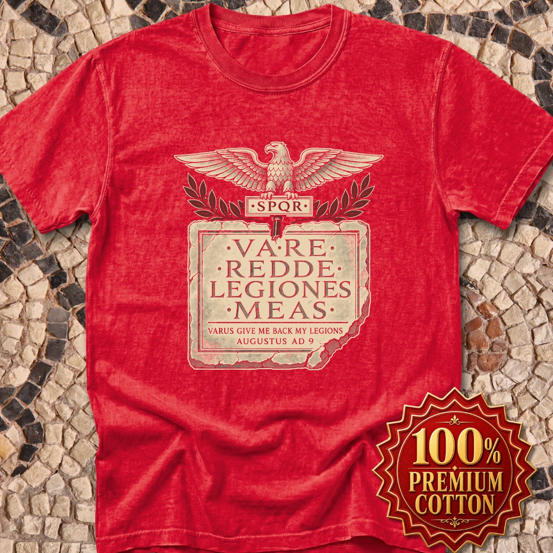 Varus Give Back Legions Quote Latin Premium Tee