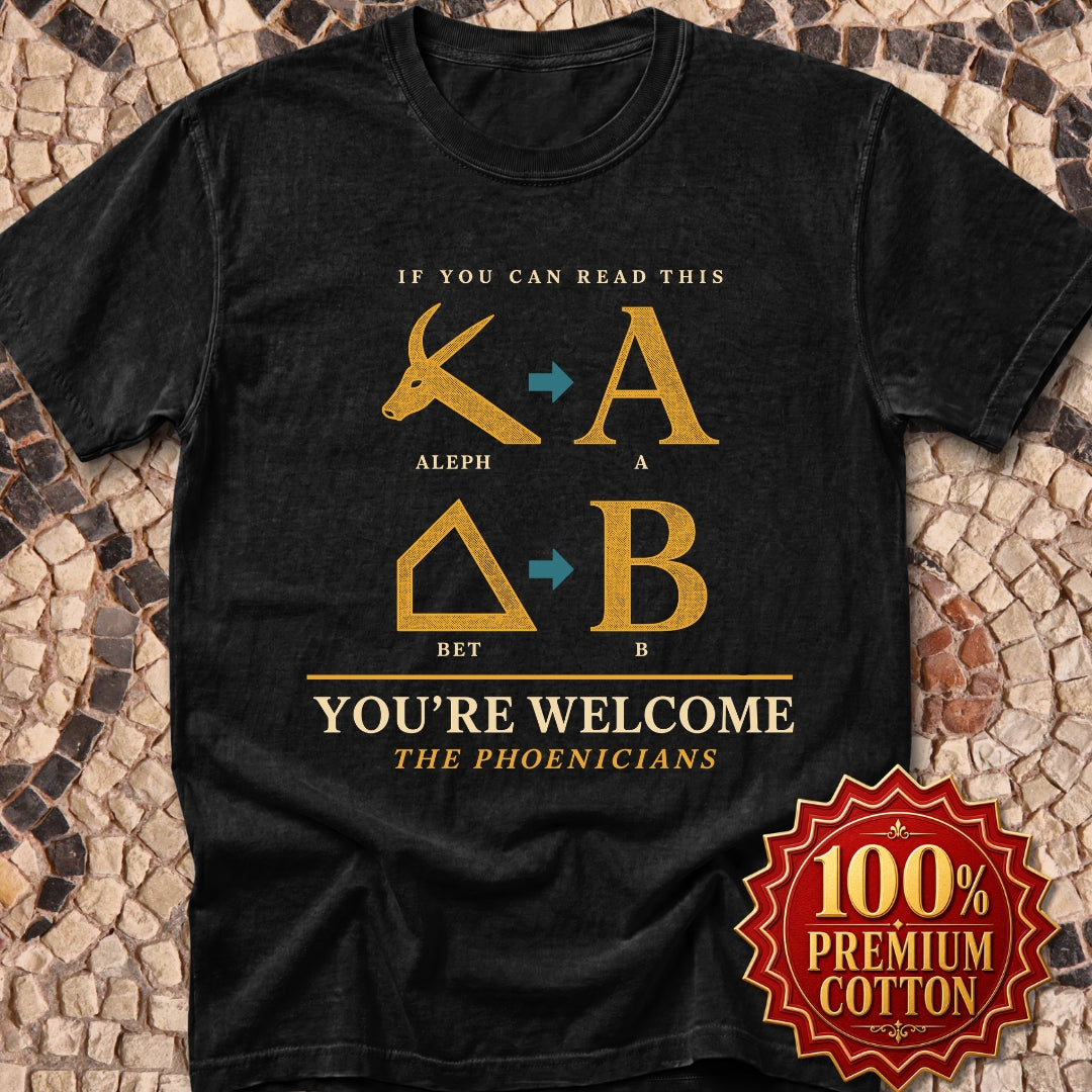 If You Can Read Phoenician Alphabet Premium Tee