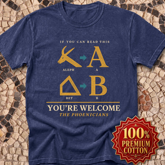 If You Can Read Phoenician Alphabet Premium Tee