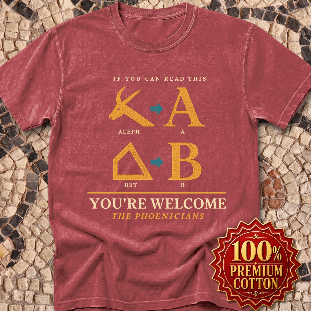 If You Can Read Phoenician Alphabet Premium Tee
