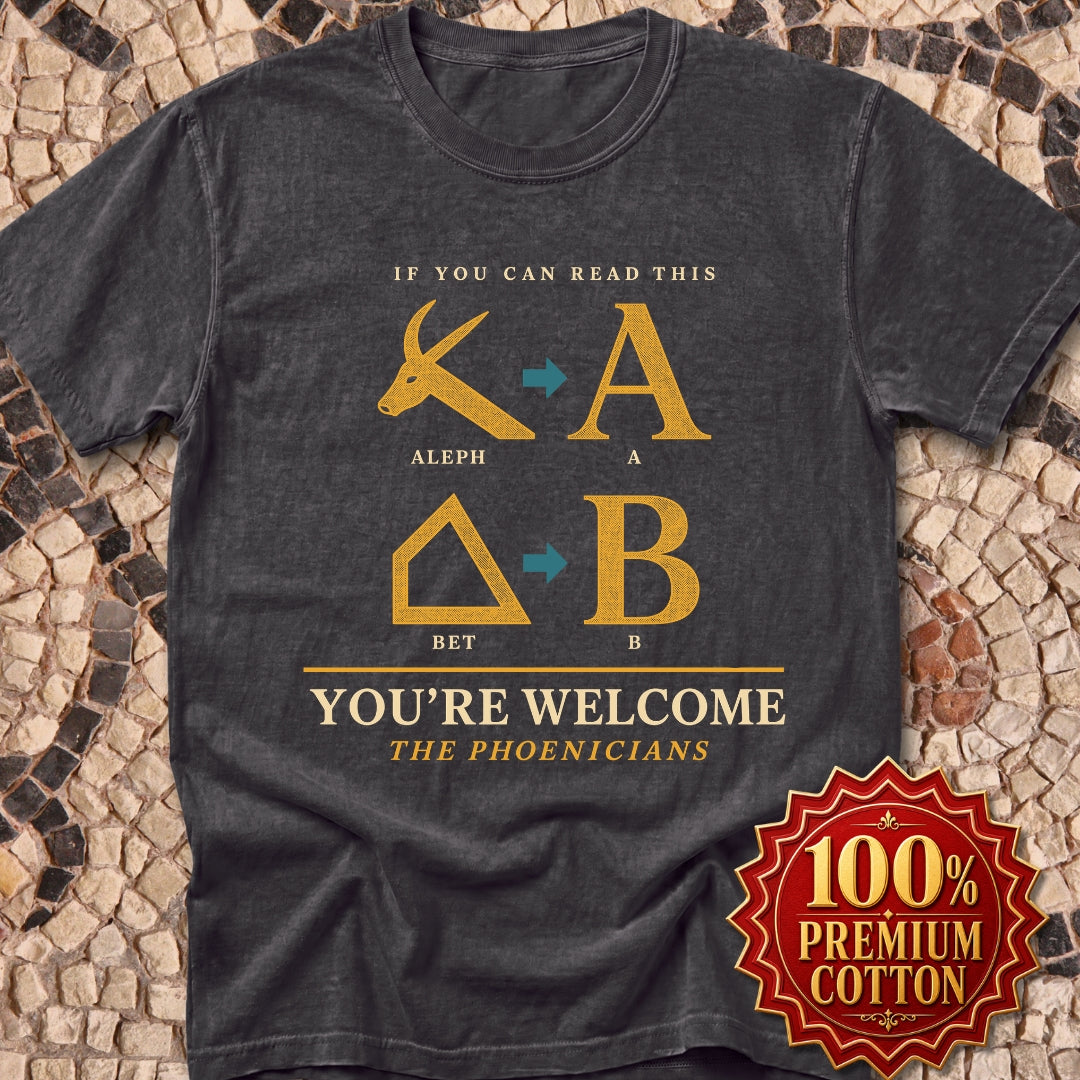 If You Can Read Phoenician Alphabet Premium Tee