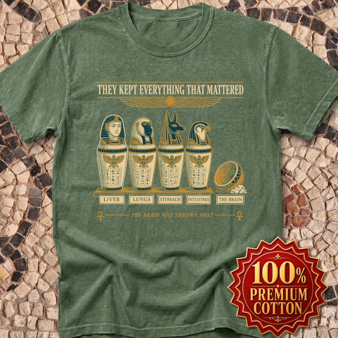 Egyptians Threw Brain Away Premium Tee