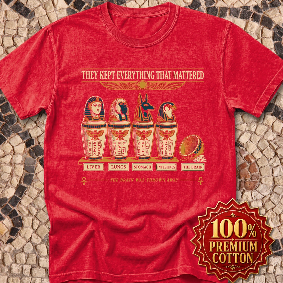 Egyptians Threw Brain Away Premium Tee
