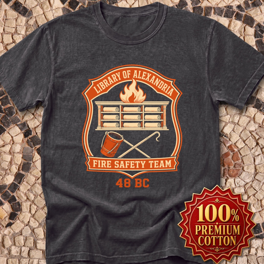 Library Alexandria Fire Safety Premium Tee