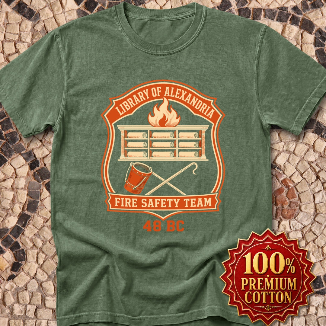 Library Alexandria Fire Safety Premium Tee
