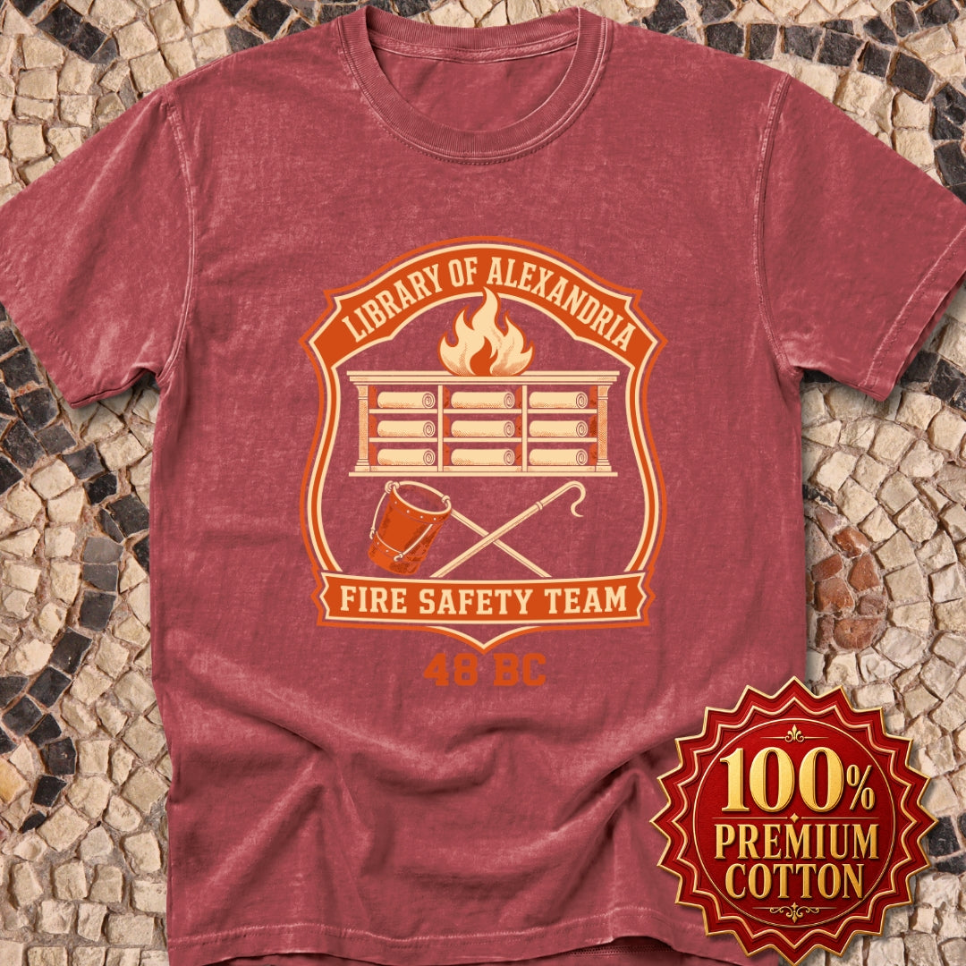 Library Alexandria Fire Safety Premium Tee