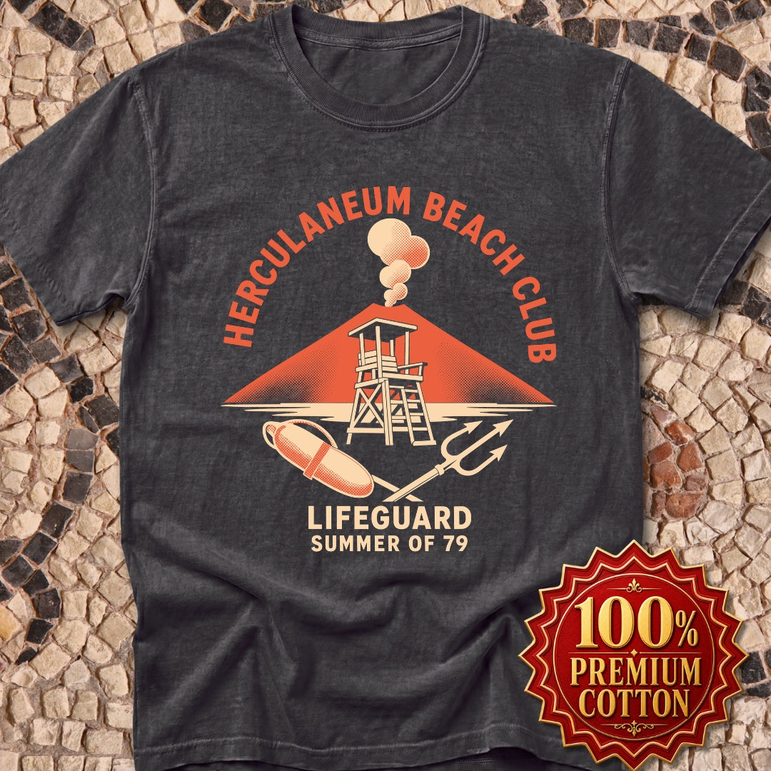 Herculaneum Beach Club Lifeguard Premium Tee