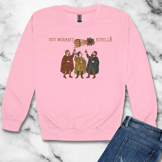 Bayeux Tapestry Comet Unisex Heavy Crewneck Sweatshirt