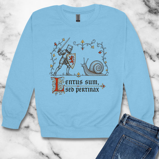 Knight vs Snail Marginalia Unisex Heavy Crewneck Sweatshirt