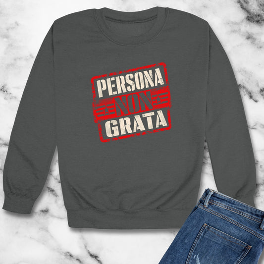 Persona Non Grata Unisex Heavy Crewneck Sweatshirt