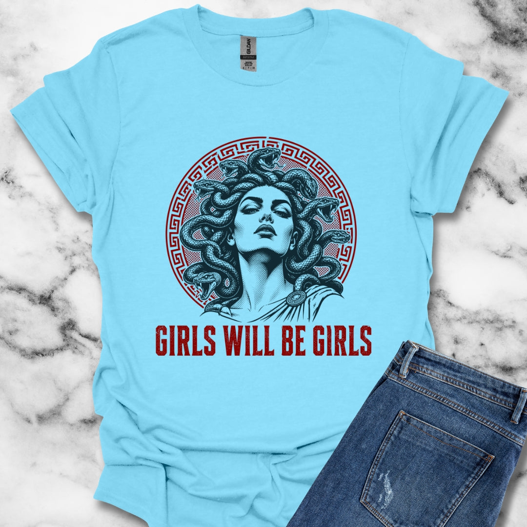 Medusa Girls will be Girls T-Shirt