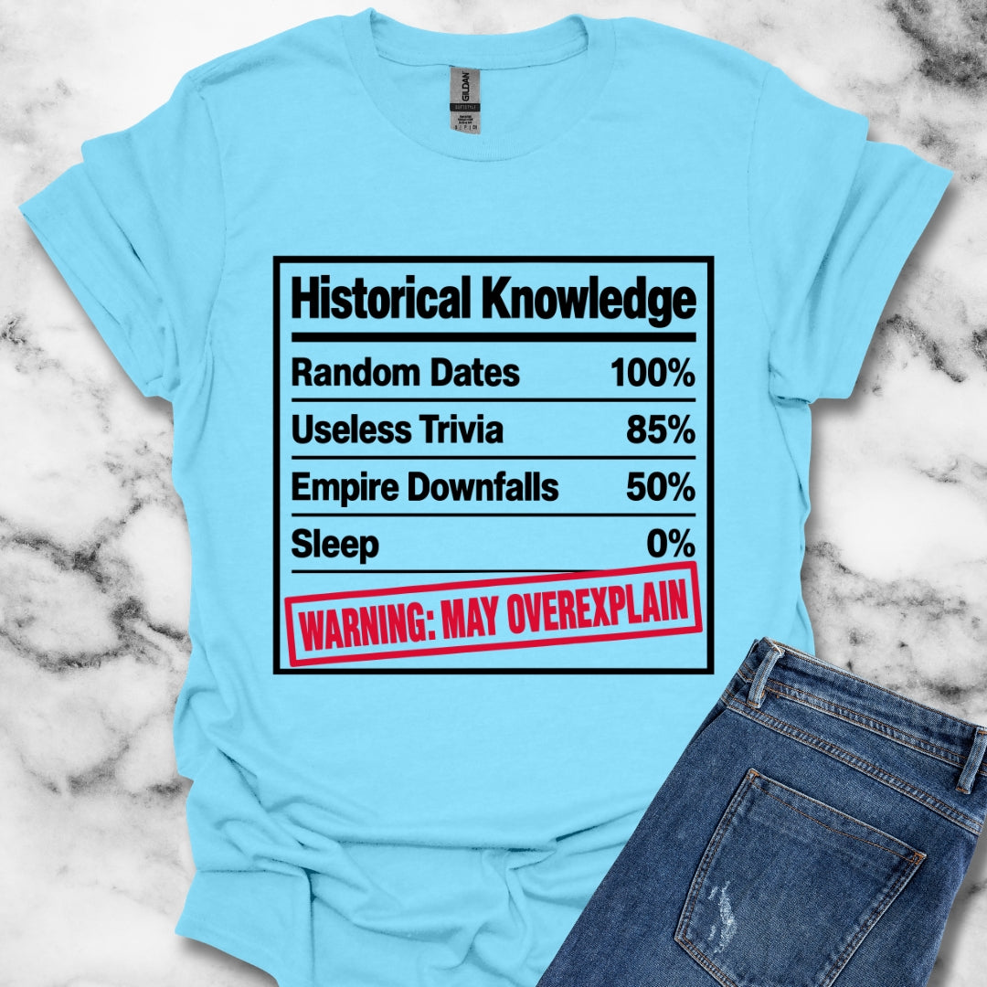 Historical Knowledge Facts T-Shirt