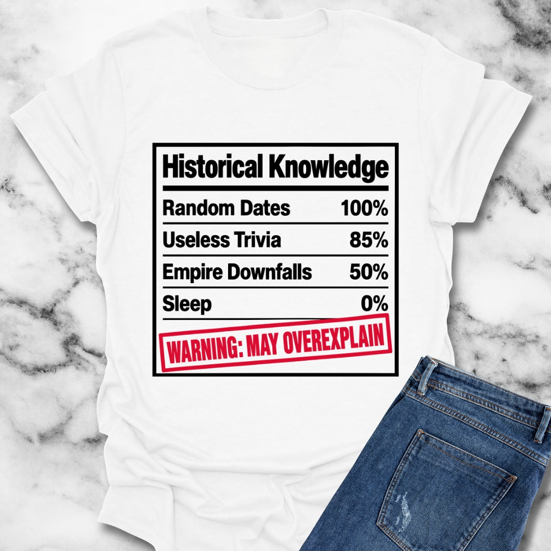 Historical Knowledge Facts T-Shirt