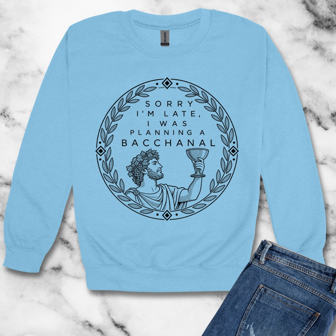 Planning a Bacchanal Unisex Heavy Crewneck Sweatshirt