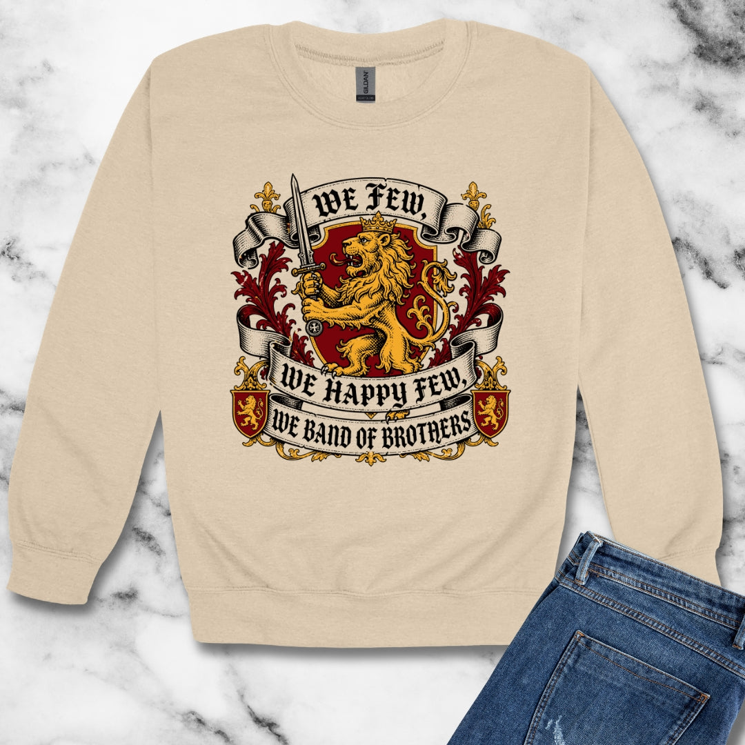 Band Of Brothers Quote Unisex Heavy Crewneck Sweatshirt