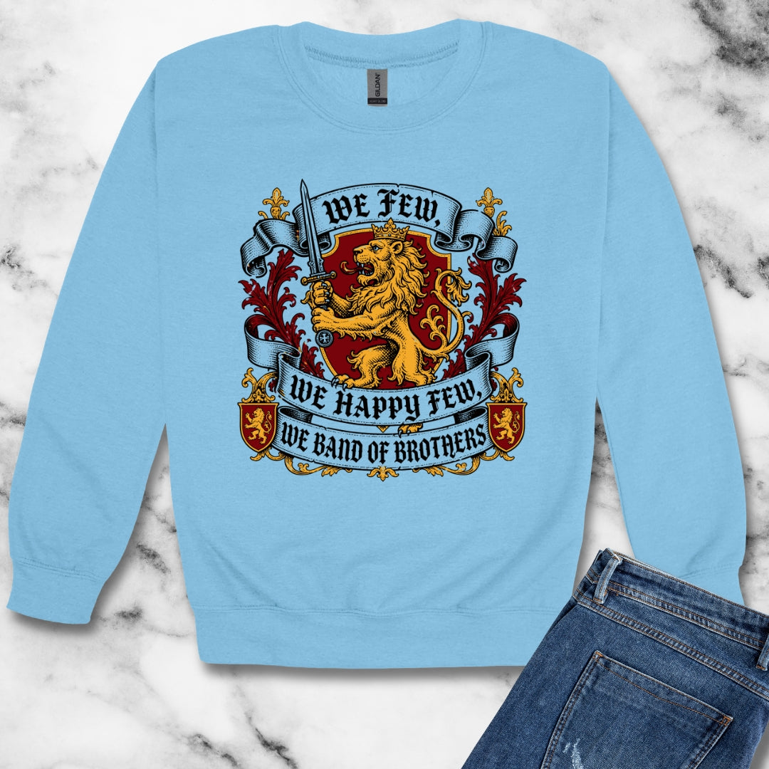 Band Of Brothers Quote Unisex Heavy Crewneck Sweatshirt