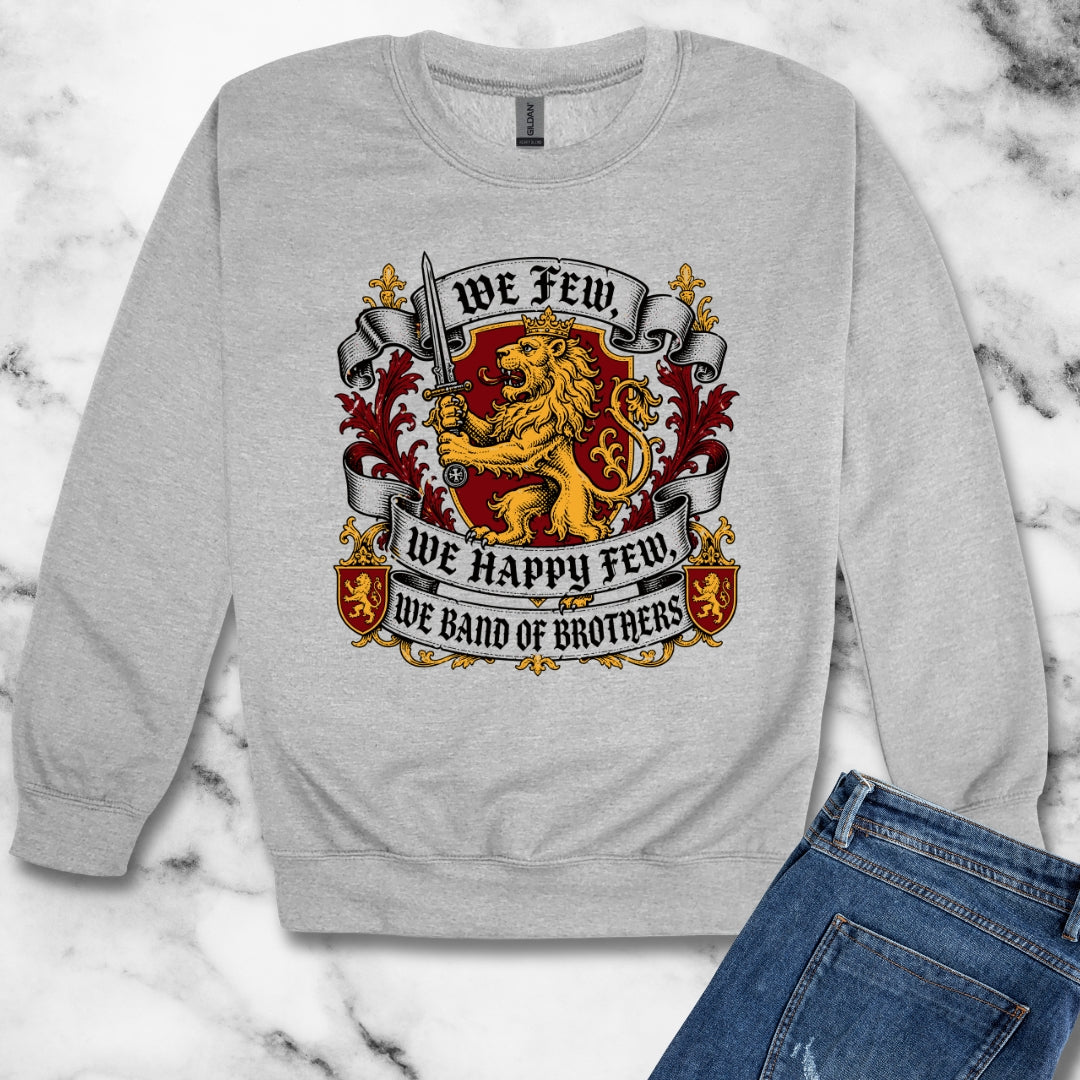 Band Of Brothers Quote Unisex Heavy Crewneck Sweatshirt
