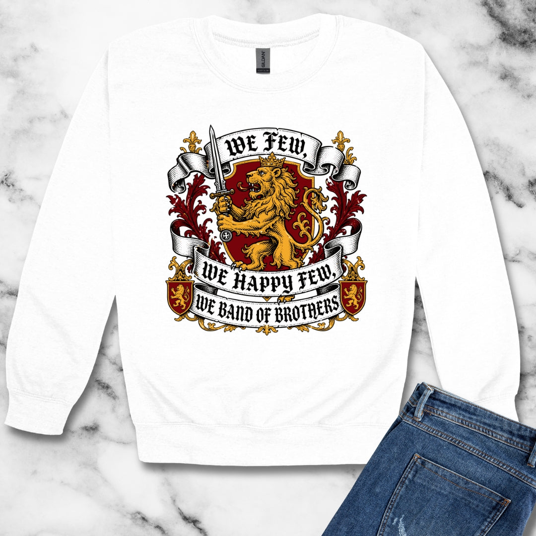 Band Of Brothers Quote Unisex Heavy Crewneck Sweatshirt