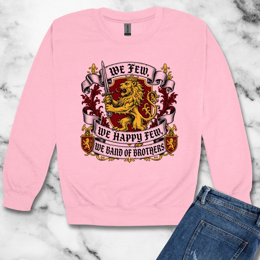 Band Of Brothers Quote Unisex Heavy Crewneck Sweatshirt