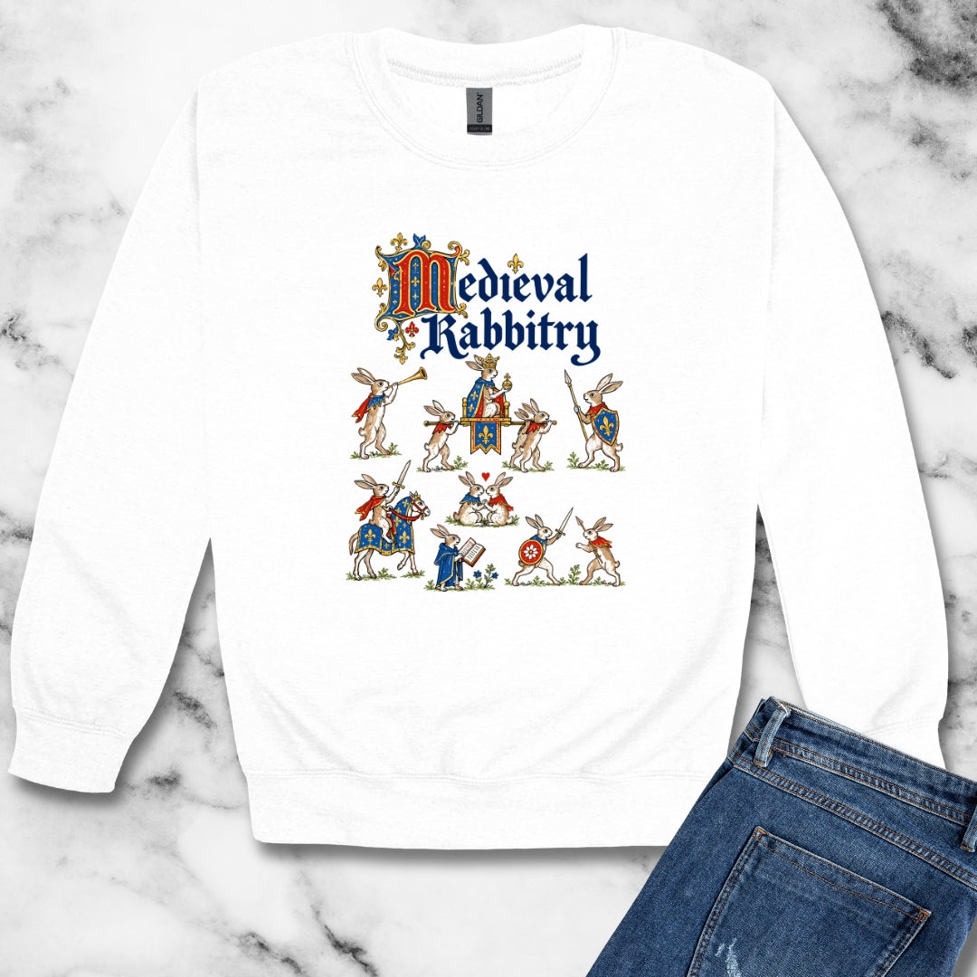 Medieval Rabbitry Unisex Heavy Crewneck Sweatshirt