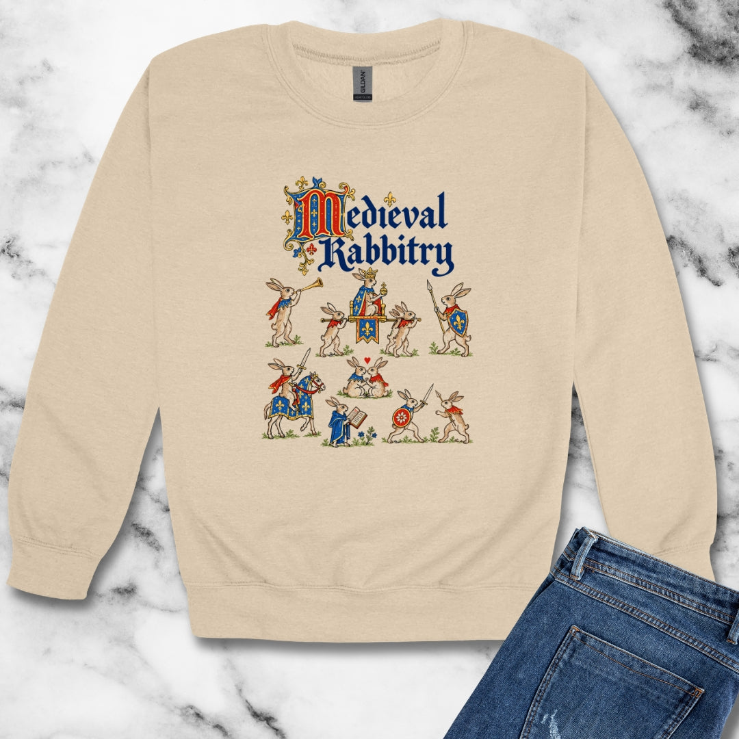 Medieval Rabbitry Unisex Heavy Crewneck Sweatshirt