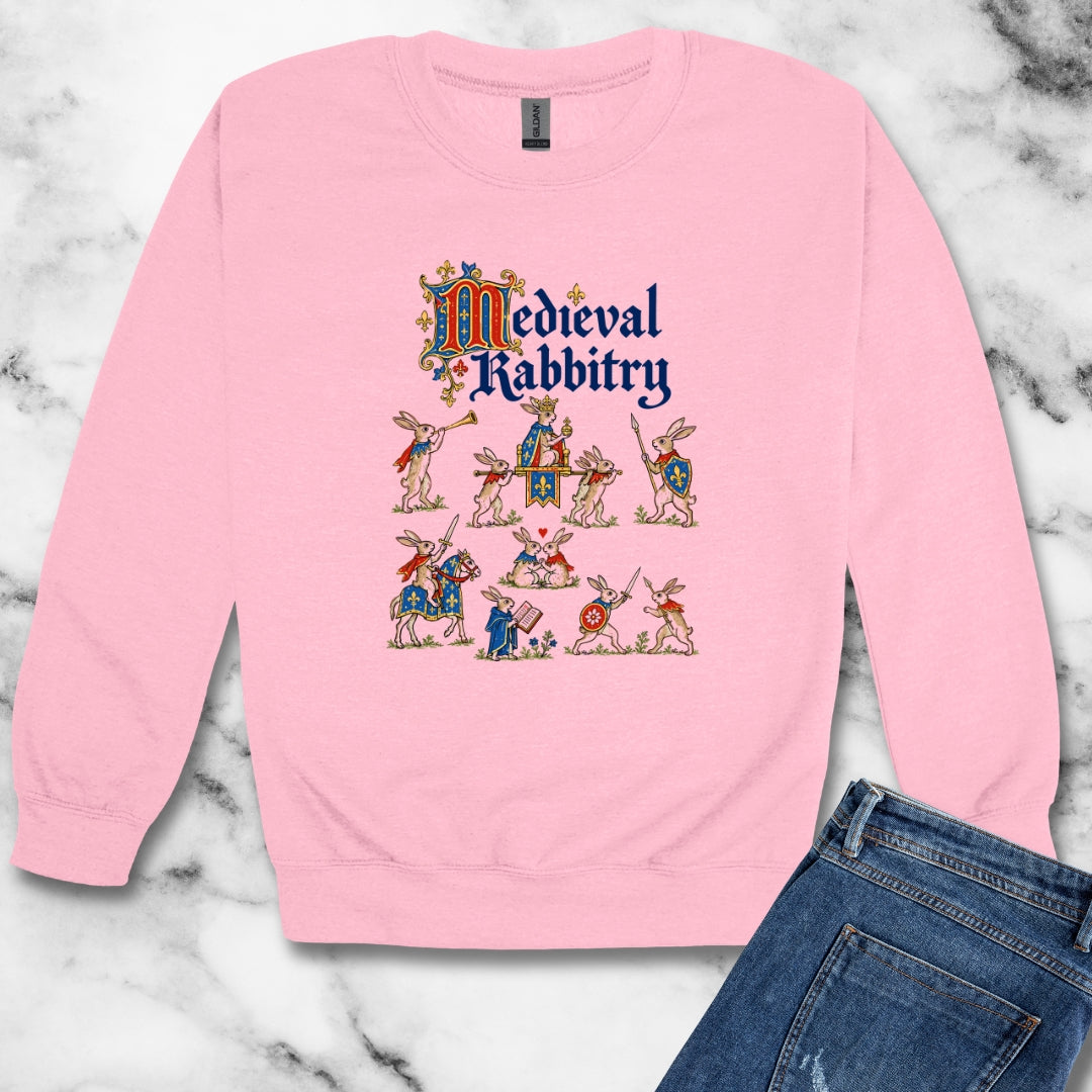 Medieval Rabbitry Unisex Heavy Crewneck Sweatshirt