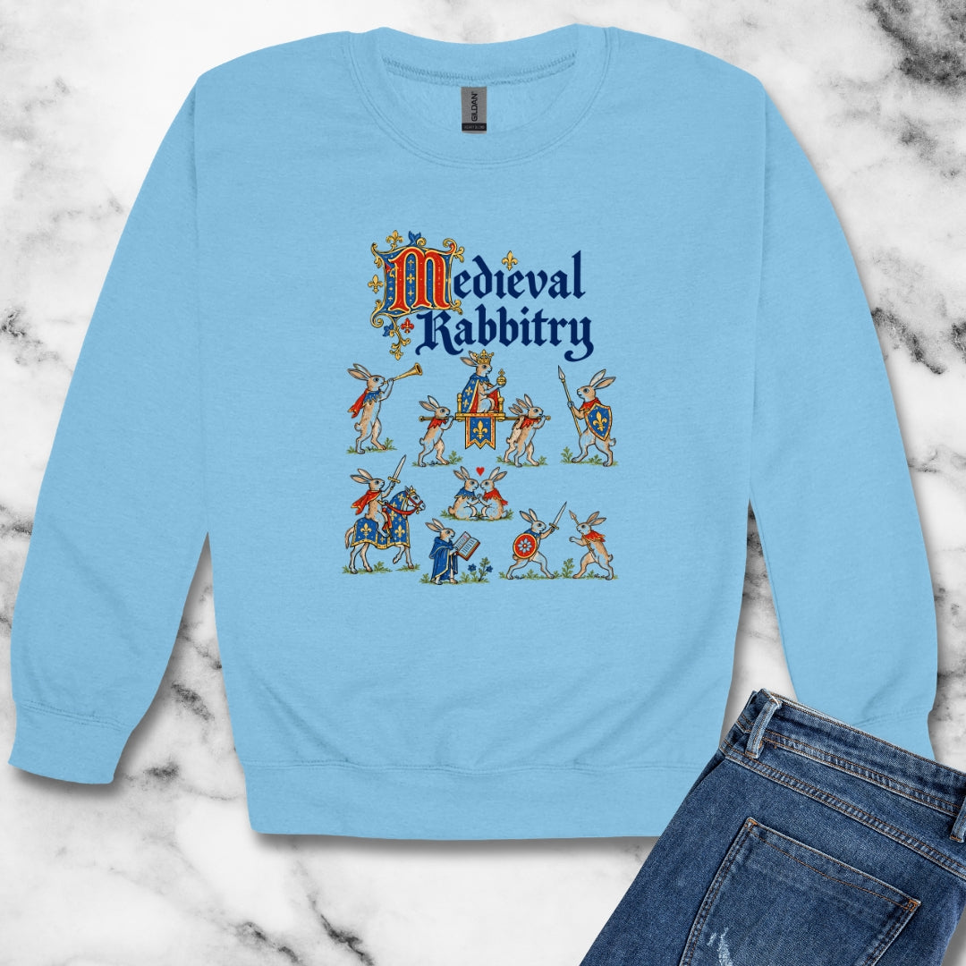 Medieval Rabbitry Unisex Heavy Crewneck Sweatshirt