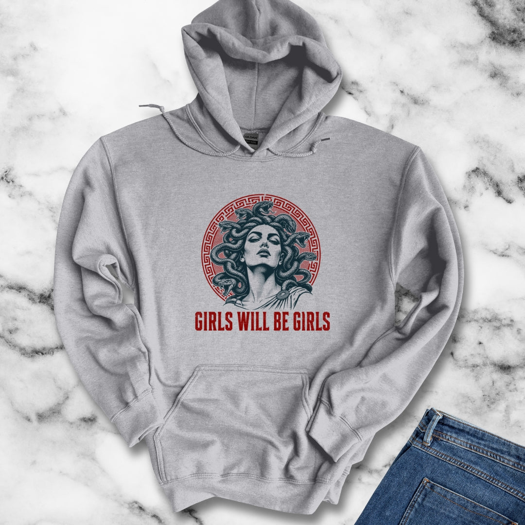 Medusa Girls will be Girls Hoodie