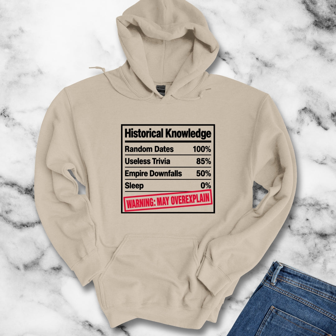 Historical Knowledge Facts Hoodie