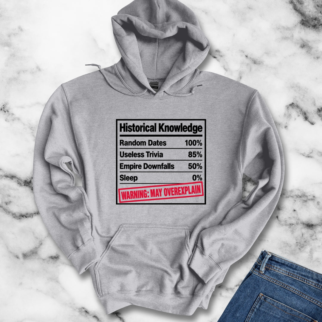 Historical Knowledge Facts Hoodie