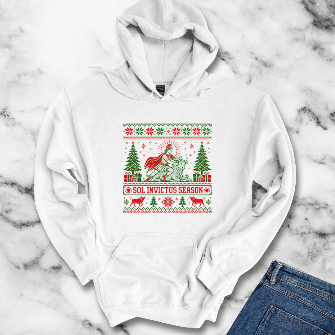 Sol Invictus Season Ugly Sweater Style Hoodie