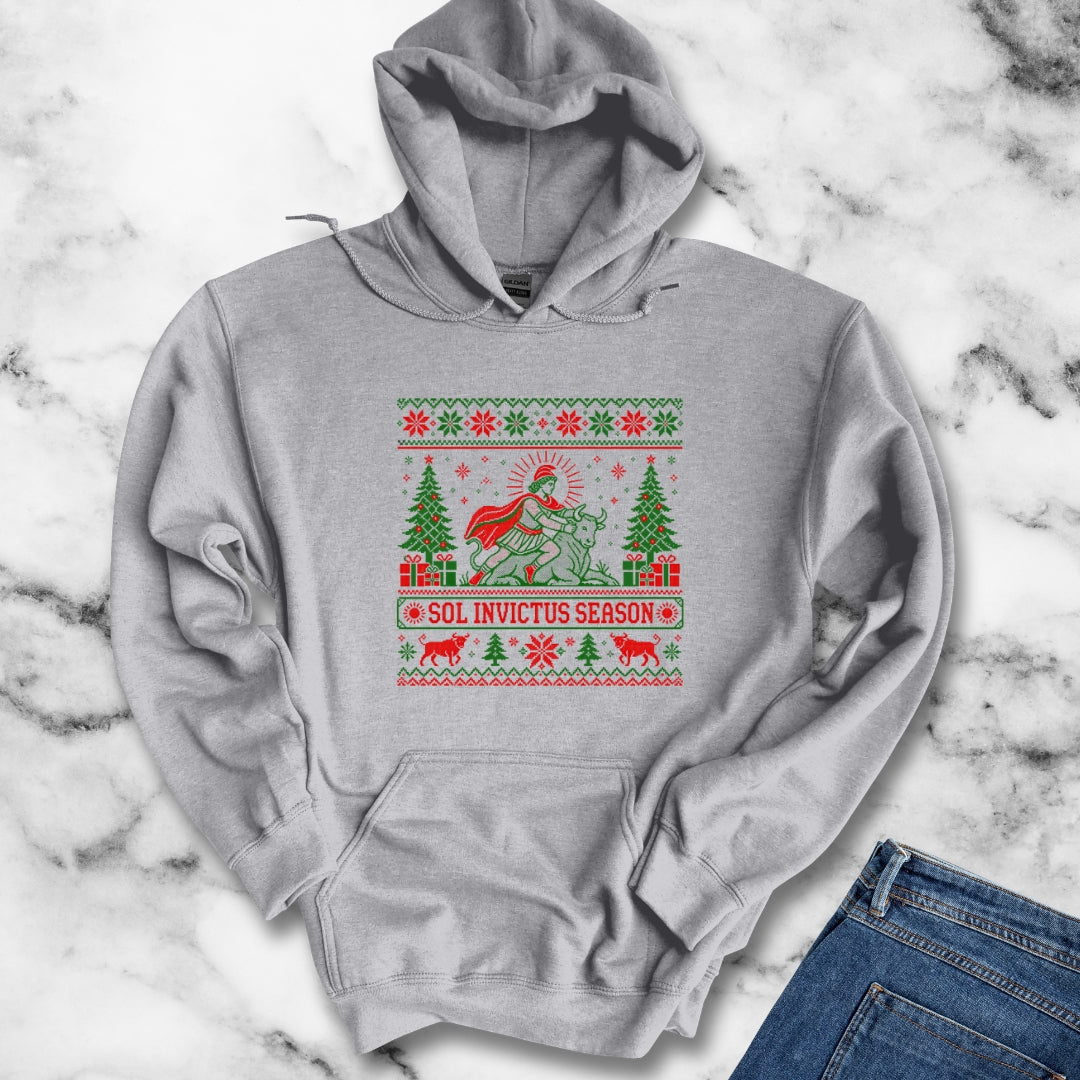 Sol Invictus Season Ugly Sweater Style Hoodie