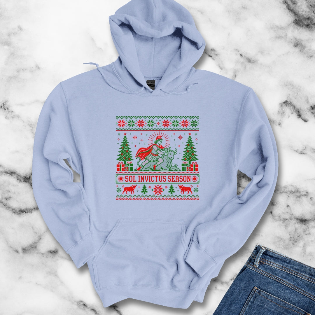 Sol Invictus Season Ugly Sweater Style Hoodie
