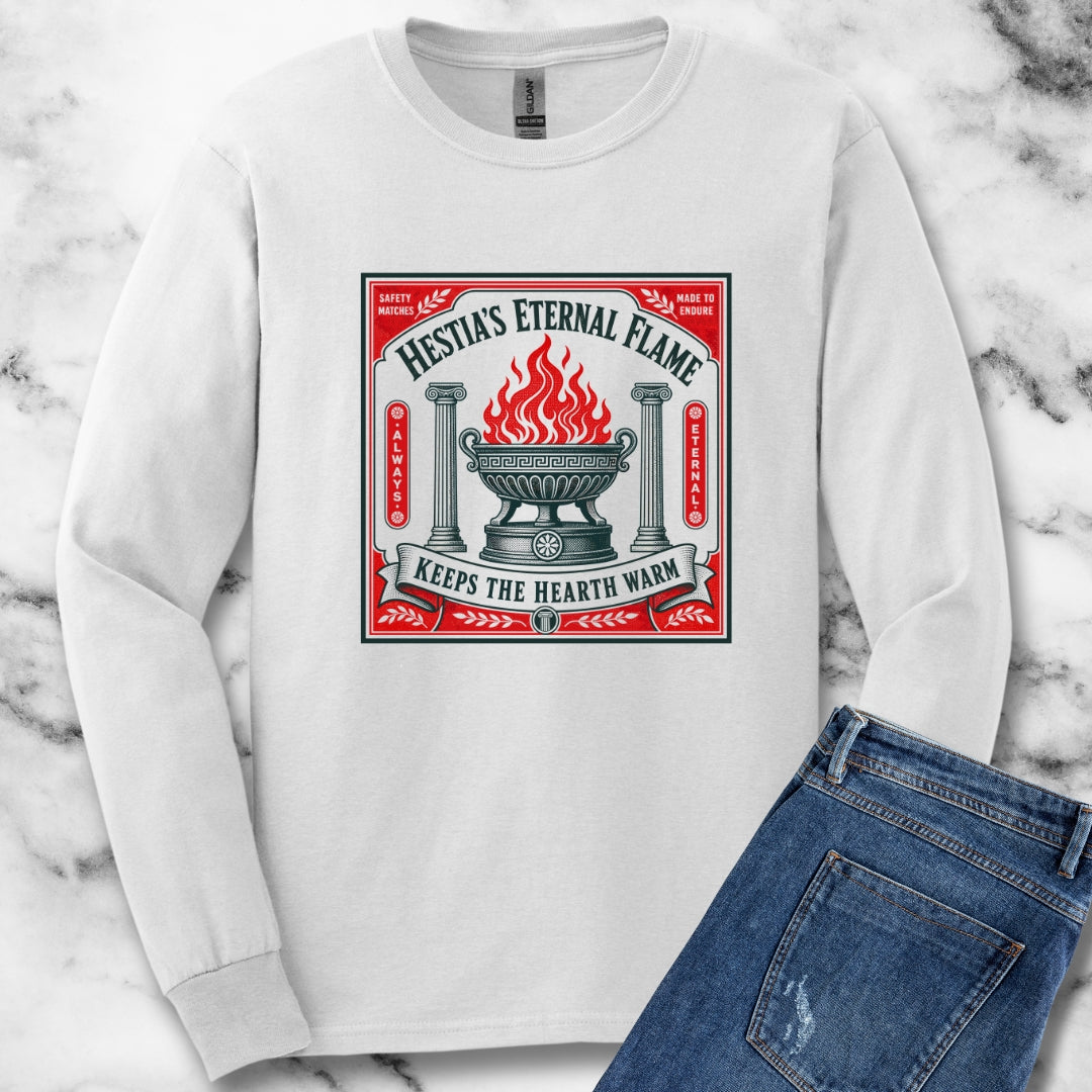Hestia's Eternal Flame Unisex Long Sleeve Tee