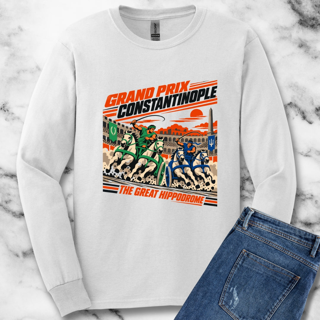 Grand Prix Constantinople Chariot Race Unisex Long Sleeve Tee