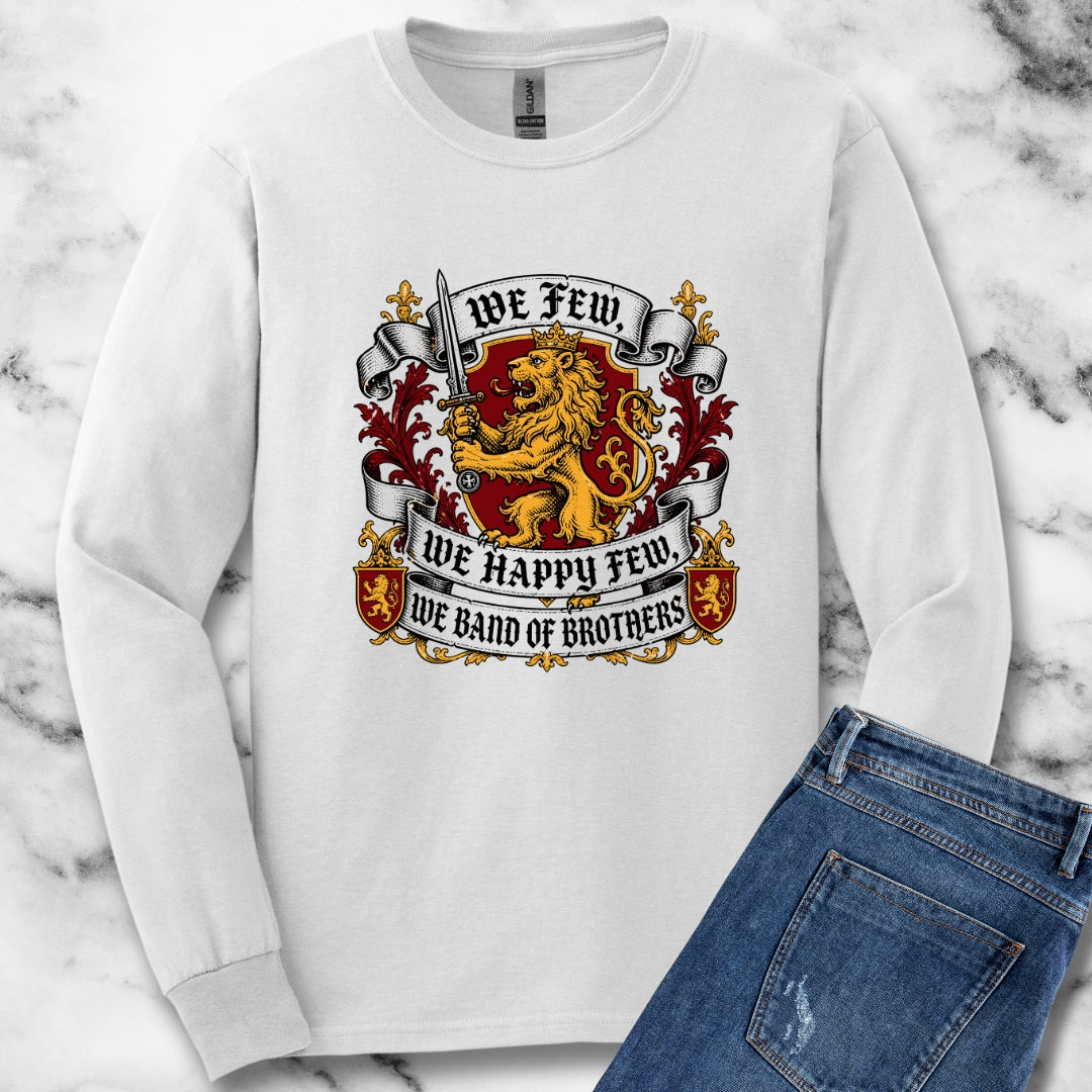 Band Of Brothers Quote Unisex Long Sleeve Tee