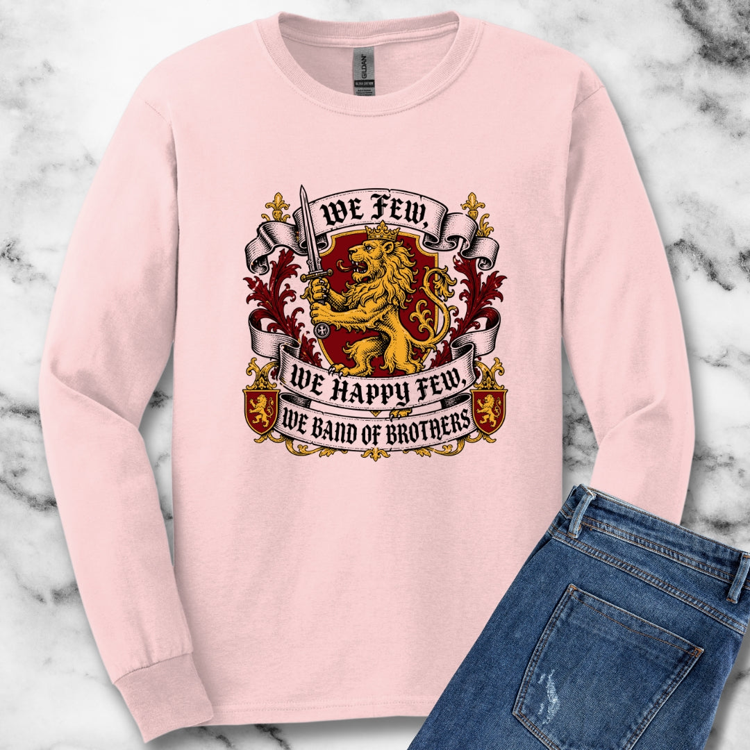 Band Of Brothers Quote Unisex Long Sleeve Tee