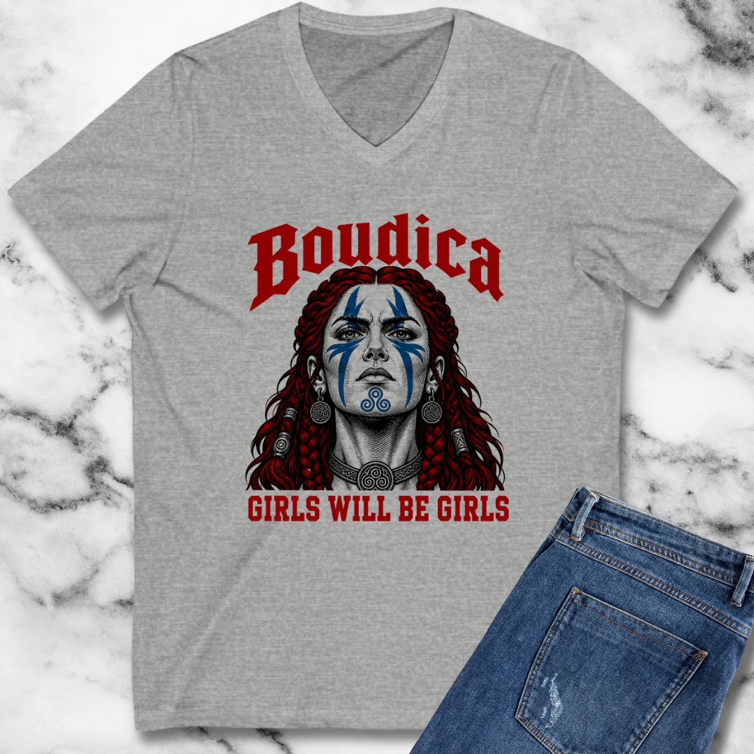 Boudica Girls Will Be Girls V-neck