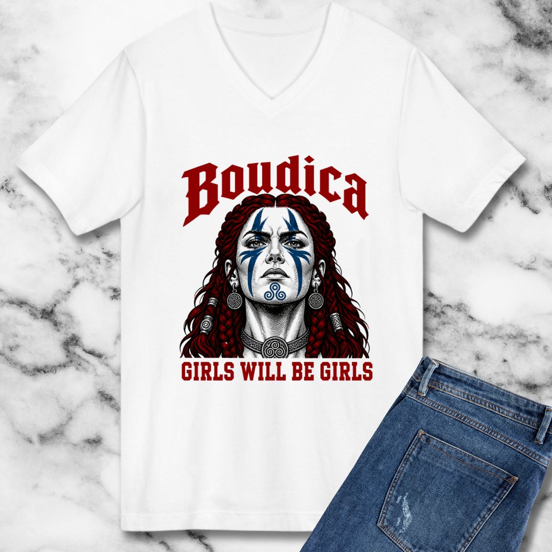 Boudica Girls Will Be Girls V-neck