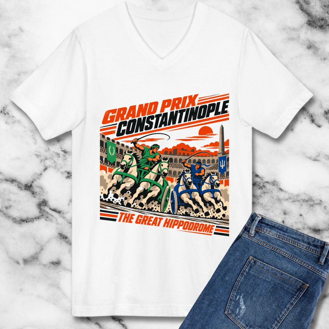Grand Prix Constantinople Chariot Race V-neck