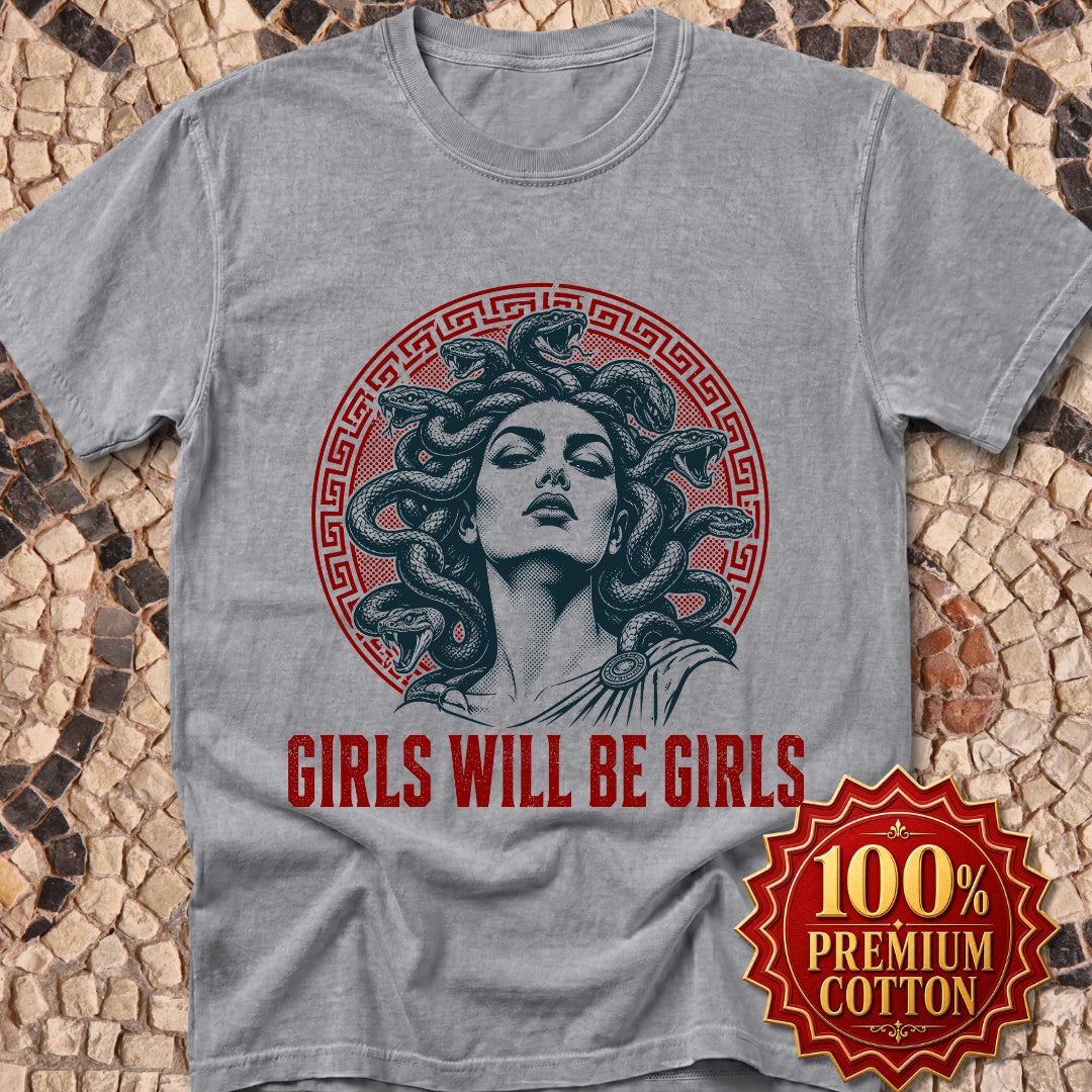 Medusa Girls will be Girls Premium Tee