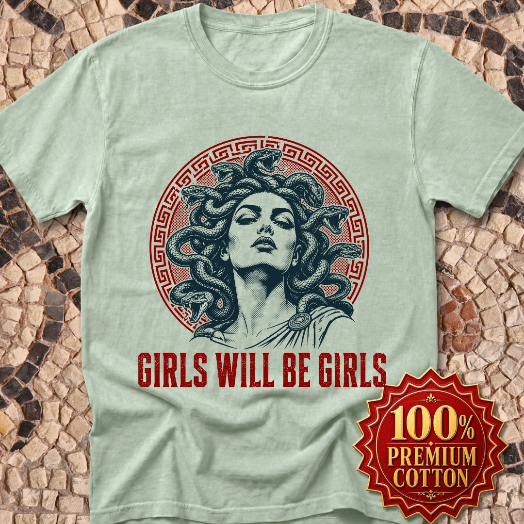 Medusa Girls will be Girls Premium Tee