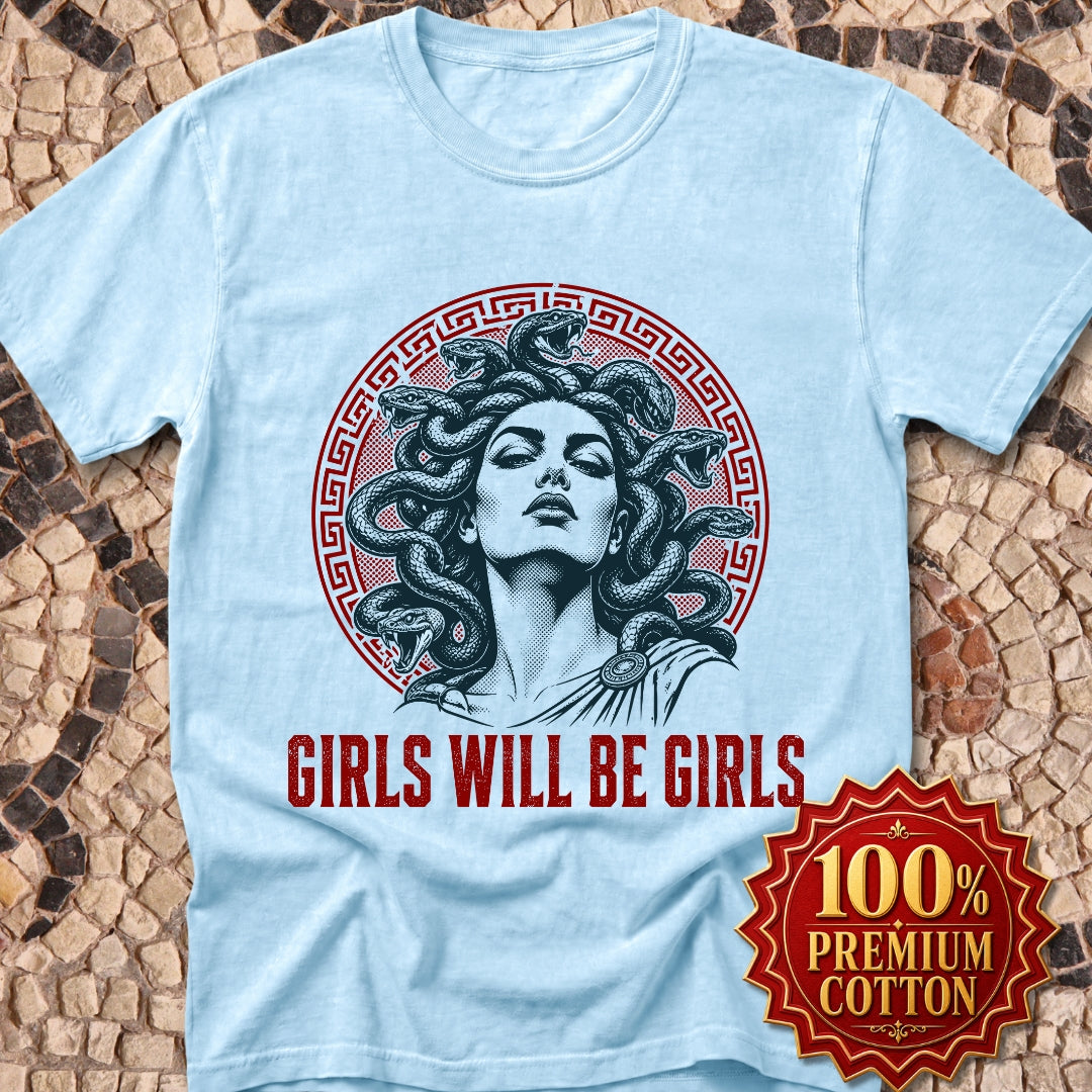 Medusa Girls will be Girls Premium Tee